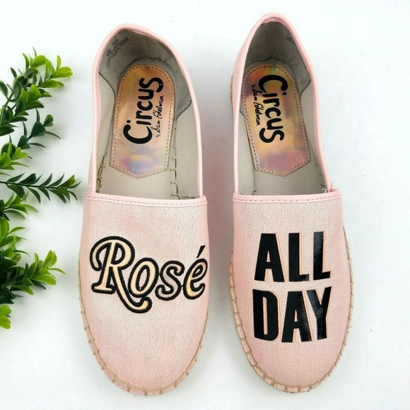rose all day espadrilles